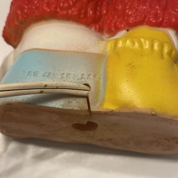 Vintage 1969 Raggedy Ann & Andy, Table Top Night Light, in Working Condition - Picture 4 of 10